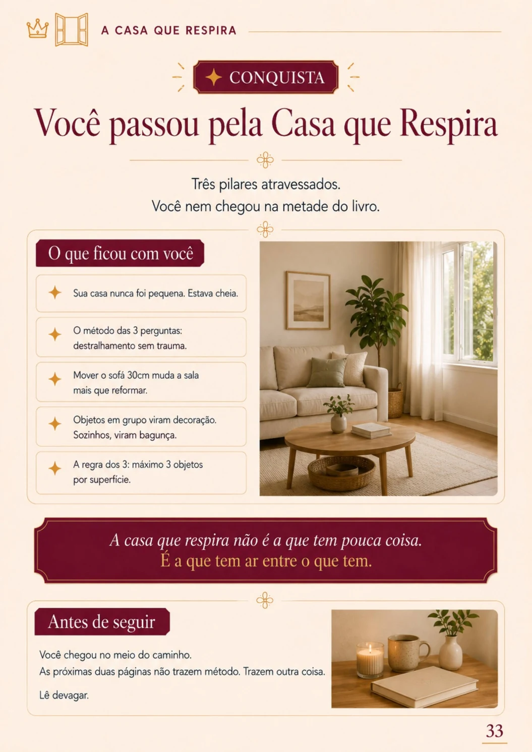 Página real do ebook Dra. Maravilha: Você passou pela Casa que Respira